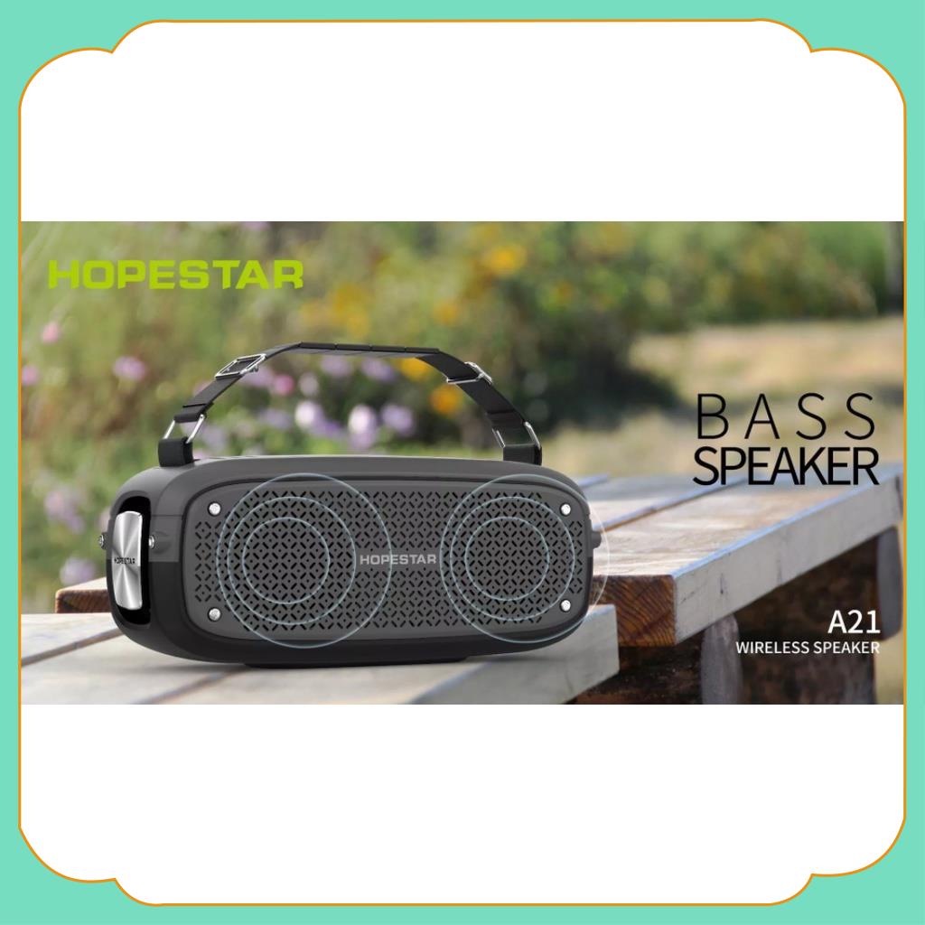 Loa Bluetooth mini Hopestar A21 Party Công Suất 20W Âm Bass Siêu Trầm, Chống Nước cho laptop pc BH12 tháng
