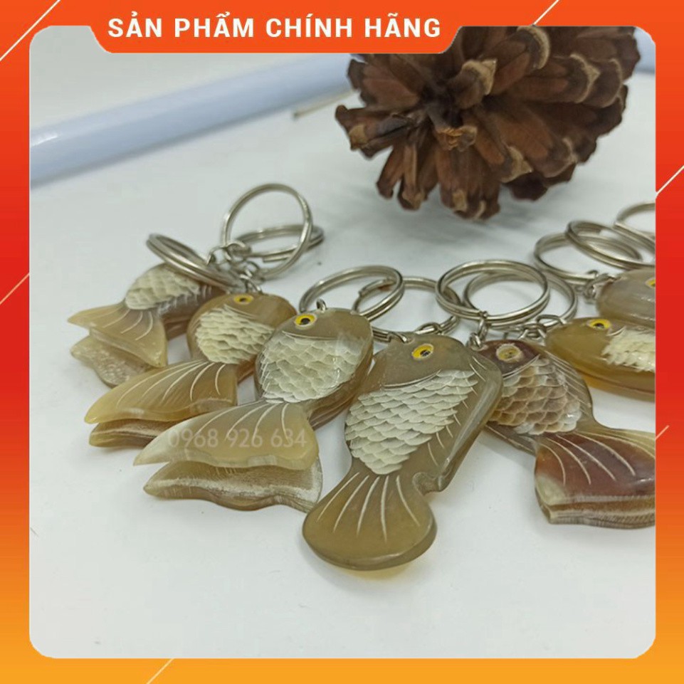 [SALE] Móc chìa khóa 📌FREESHIP📌 Móc treo Sừng hình cá đẹp giá rẻ