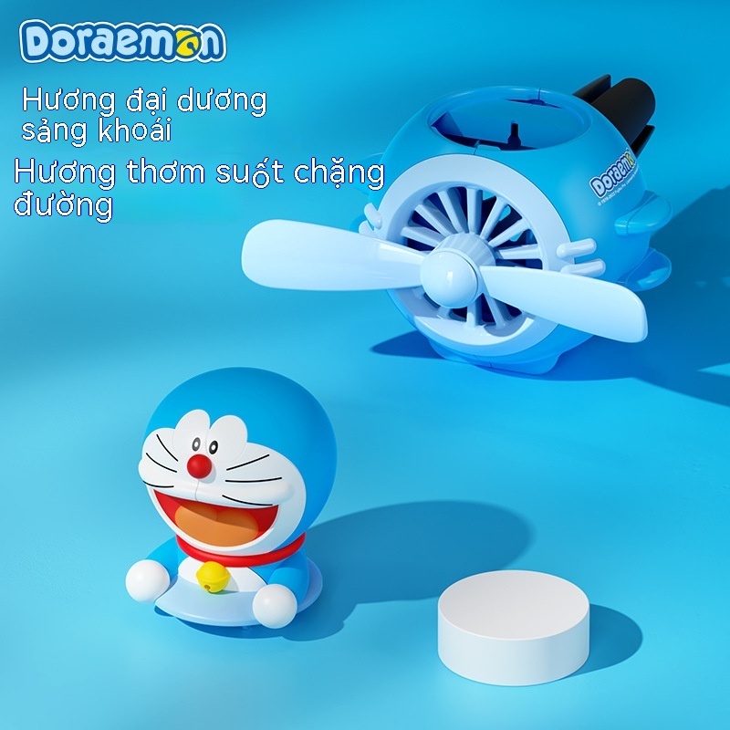 Quạt Khuếch Tán Hương Thơm Gắn Điều Hòa Xe Hơi Hình Doraemon