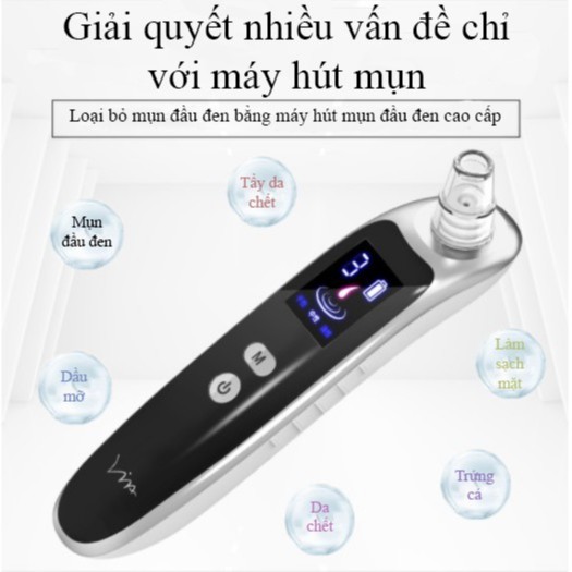 Máy Hút mụn 6 đầu trị các loại mụn Black Head Remover  - K1077