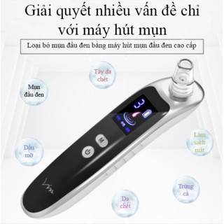Máy hút mụn 6 đầu trị các loại mụn black head remover - k1077