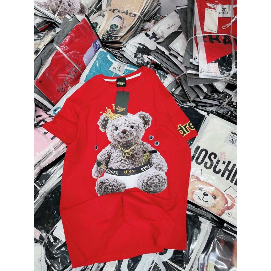 Áo thun nam nữ tay lỡ phom rộng, Free size Unisex dáng suông phong cách đường phố trẻ trung