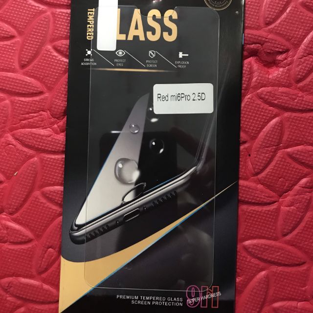 kính cường lực xiaomi redmi 6 pro , chống xước màn hình