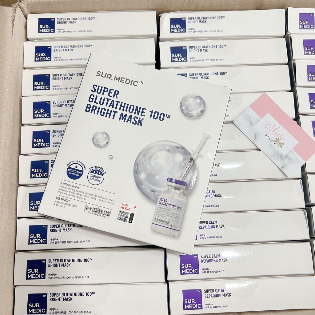 Mặt nạ chăm sóc da Sur.Medic Super Glutathione Bright 100 Mask