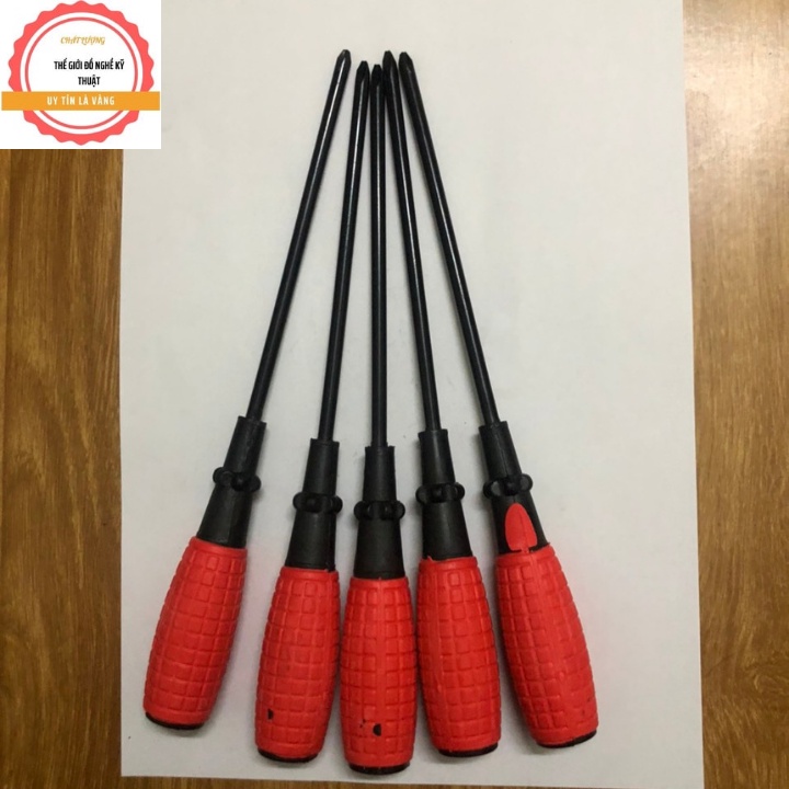 Tô vít Tay Cầm Đỏ thân 6mm ( loại dài 25cm )