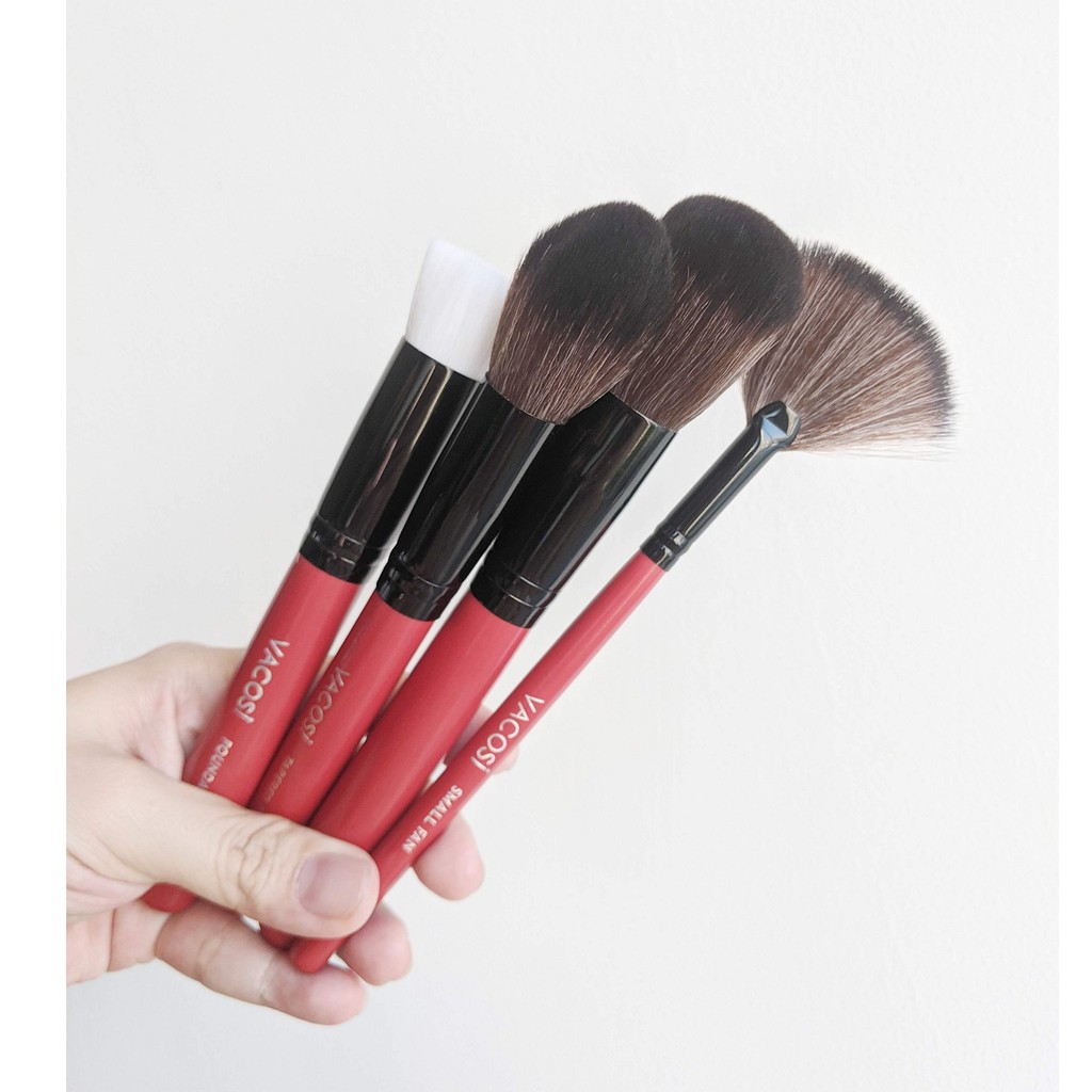 Bộ cọ trang điểm cá nhân nâng cao 20 cây Vacosi Advanced Brush‎ BC25 (Bóp đỏ) | BigBuy360 - bigbuy360.vn
