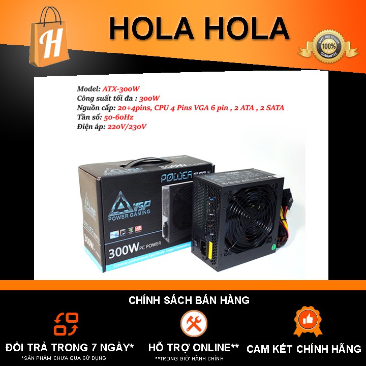 Nguồn máy tính VSP X300W