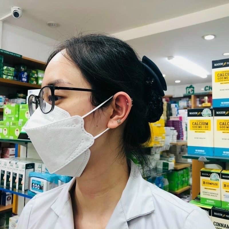 Khẩu trang 4D KG Mask KF94 phong cách Hàn Quốc túi 5 chiếc