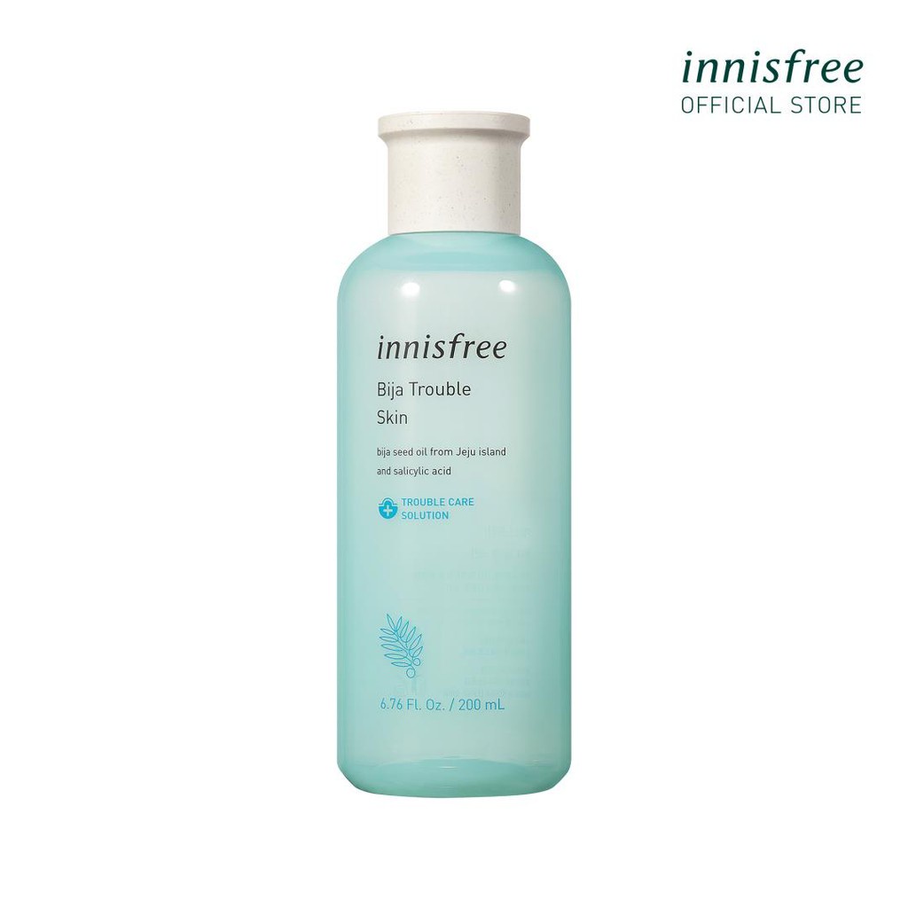 [Mã COSIF05 giảm 10% đơn 400K] Nước cân bằng dành cho da mụn Innisfree Bija Trouble Skin 200ml