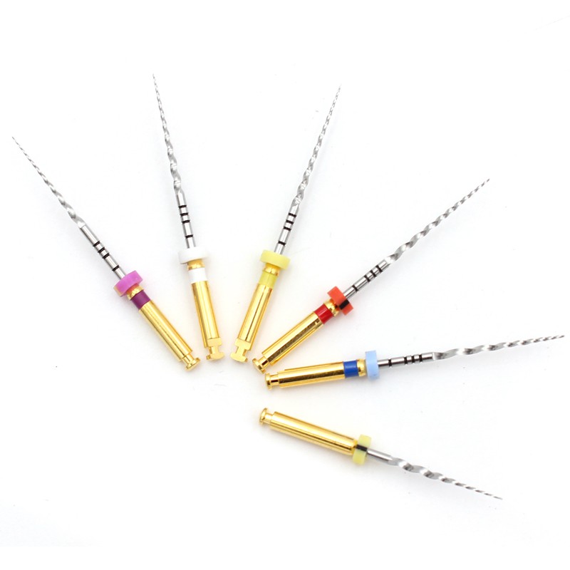 Dũa xoay mài chữa tủy răng chỉnh hình kích hoạt nhiệt niti màu vàng