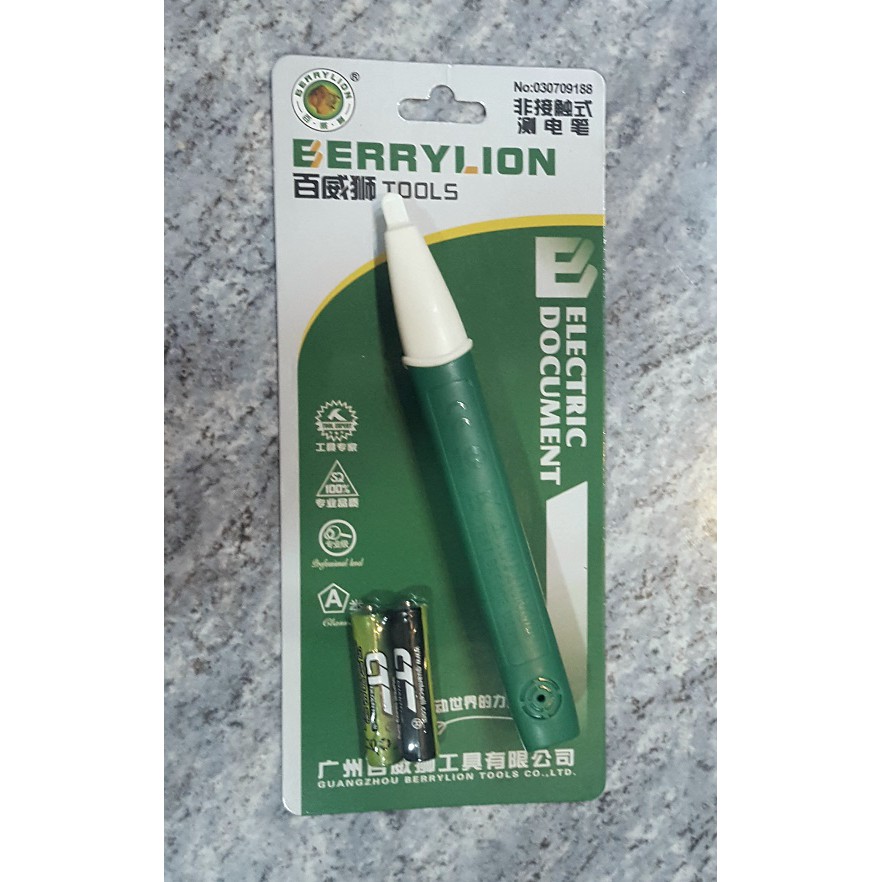 Bút thử điện thông minh không tiếp xúc kèm pin AAA