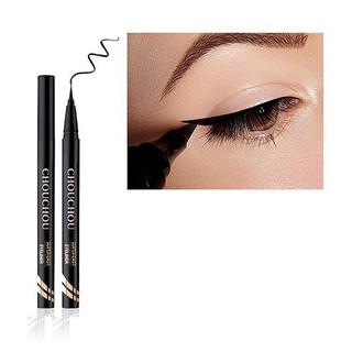 Bút Kẻ Mắt Nước Chou Chou Super Easy Eyeliner Brush Siêu Mảnh Lâu Trôi