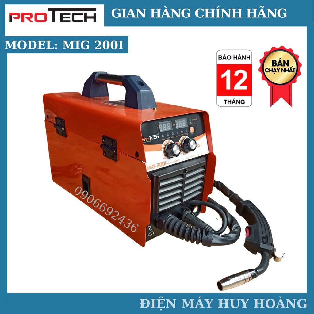 [HOT] Máy hàn MIG 200I Protech 4 chức năng hàn + Bộ quà tặng 450k