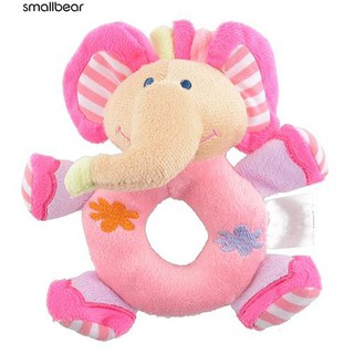 💮🐬Kids Gifts Pink Elephant Plush Rattle Educational Toys