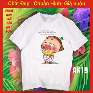 áo phông quỳnh aka đẹp AK 19,chất đẹp, bao đôi trả, thun, icoi facebook,biểu cảm