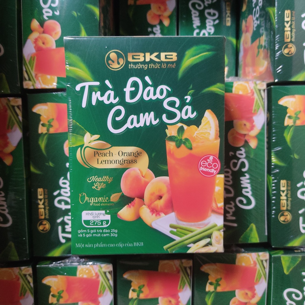Trà đào cam sả tiện dụng BKB 275g - phương án tối ưu cho món đào cam sả