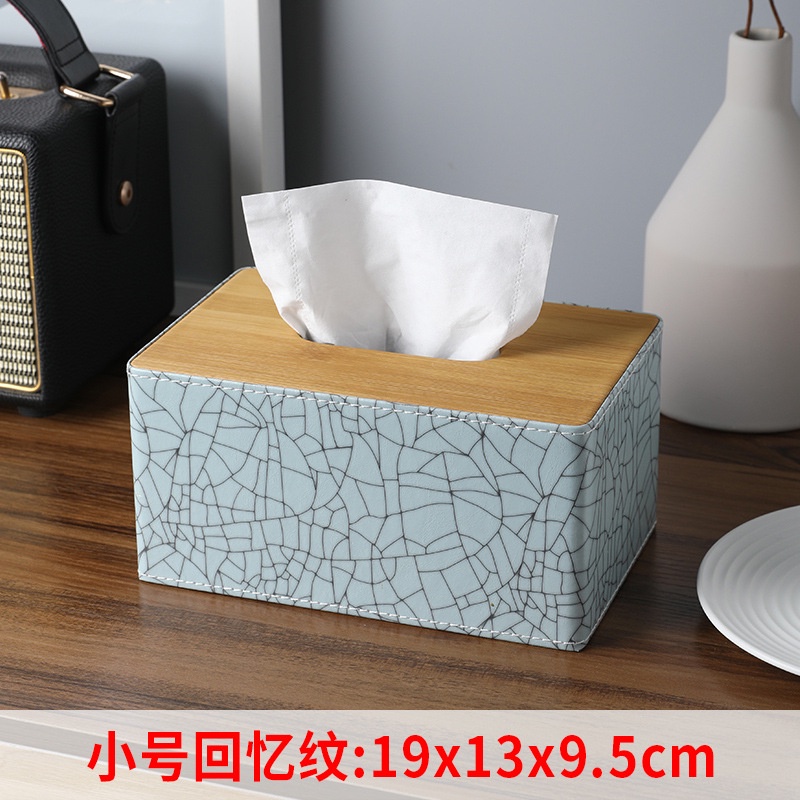 Hộp Đựng Khăn Giấy Có Nắp Gỗ Thiết Kế Đơn Giản Phong Cách Bắc Âu Cao Cấp