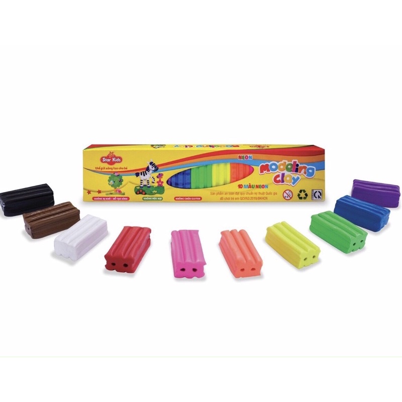 Bộ đất sét nặn nhiều màu kèm khuôn đồ chơi an toàn cho bé - TiNa’s House