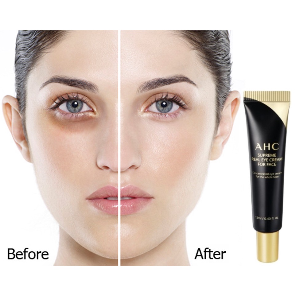 Kem Mắt AHC Ageless Real Eye Cream For Face & AHC Premier Ampoule In Eye Cream 12ml 30ml 40ml Hàn Quốc Lyo.vn