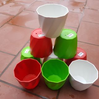 Com bo 10 Chậu nhựa xoắn