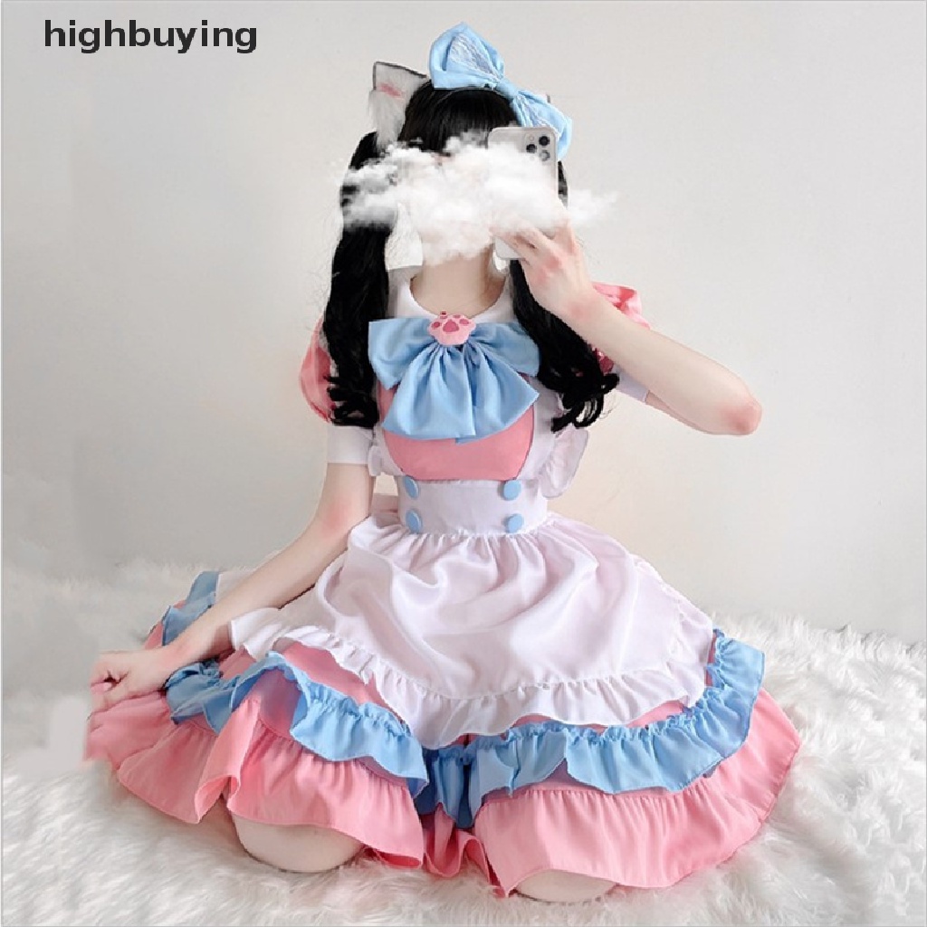 Đầm Hóa Trang Cô Hầu Gái Phong Cách Lolita Xinh Xắn