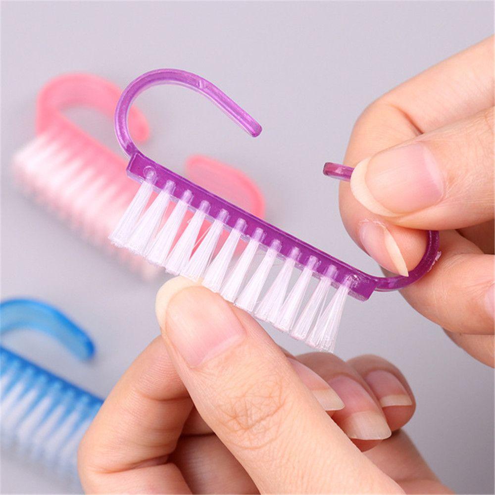 Set 3 Cọ Nhựa Chà Móng Tay Làm Đẹp Tiện Dụng