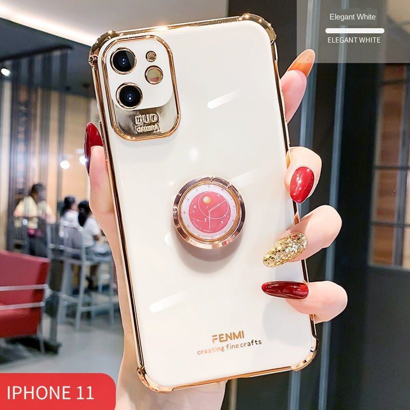 Ốp điện thoại silicone MNB8 mạ điện chống rơi sang trọng thích hợp cho iPhone 12 11 Pro Max