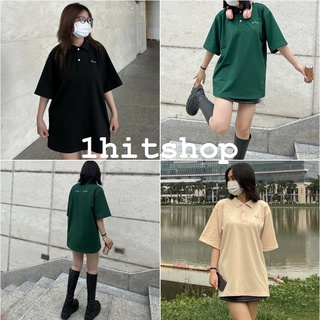 Áo thun polo smoking ĐEN - BLACK POLO SHIRT SMOKING UNISEX 1hitshop
