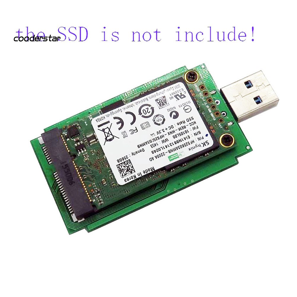 Hộp Đựng Ổ Cứng Ssd Chuyển Đổi Msata Sang Usb 3.0 | BigBuy360 - bigbuy360.vn