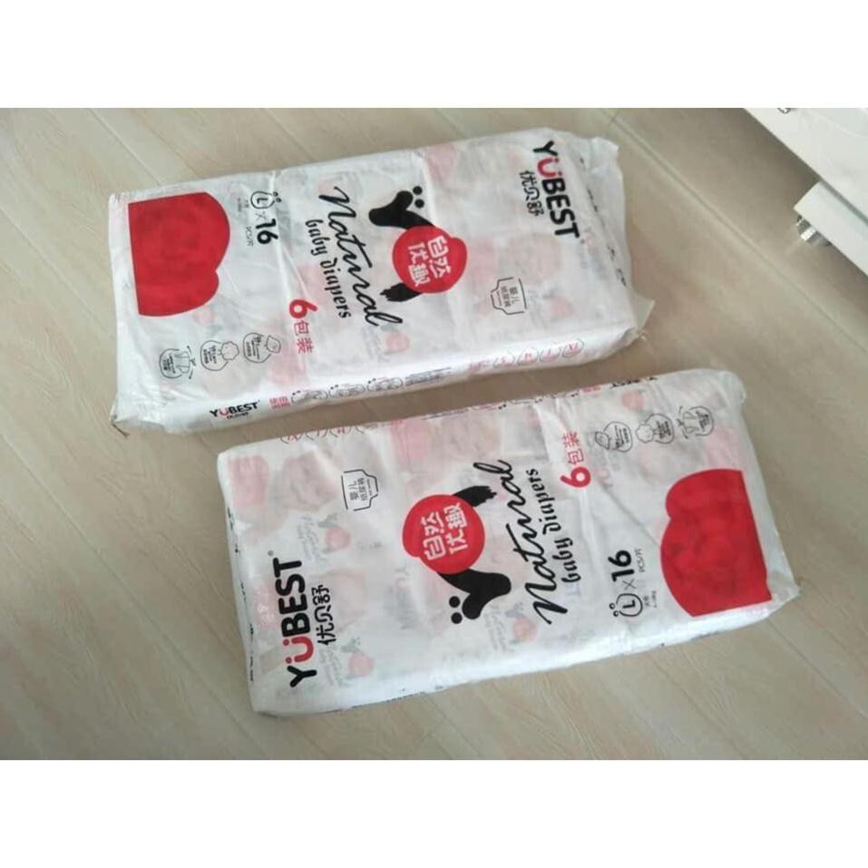 Bỉm dán/ quần Yubest nội địa Trung size S132/M108/L96/XL72/L96/XL84/XXL72