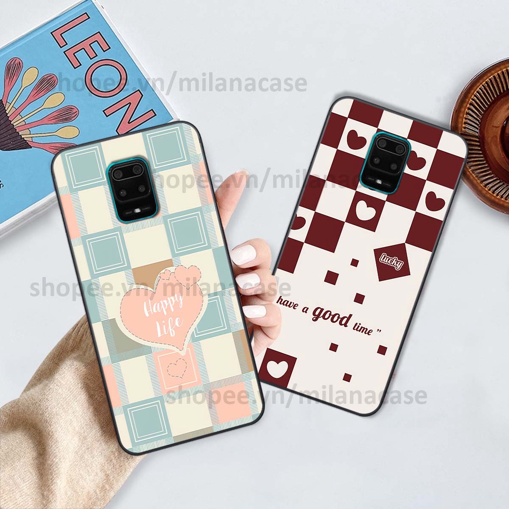 Ốp Xiaomi Redmi Note 9 / Note9s / Note 9 Pro caro họa tiết nhiều màu sắc siêu đẹp thời trang cá tính
