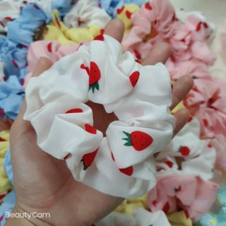 Dây cột tóc vải, dây buộc tơc vải và đeo tay Scrunchies
