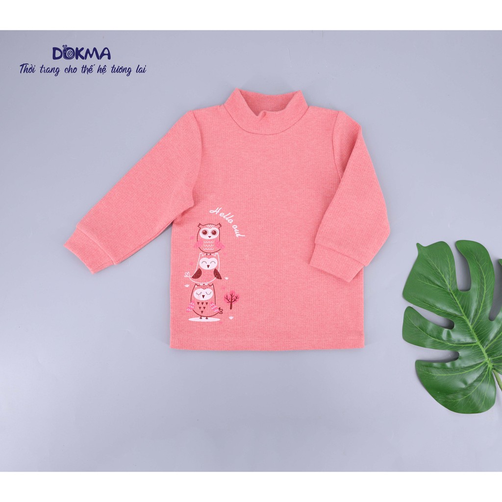 DA586 Áo cổ 3p dày Dokma (9-24m)