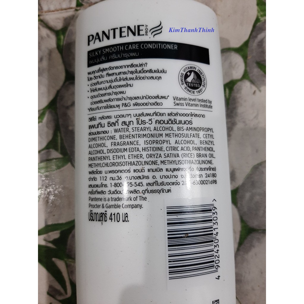 (KTT) Dầu Xả Pantene Thái Lan 410ml (mẫu mới)