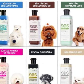 Sữa tắm sos cho cún cưng