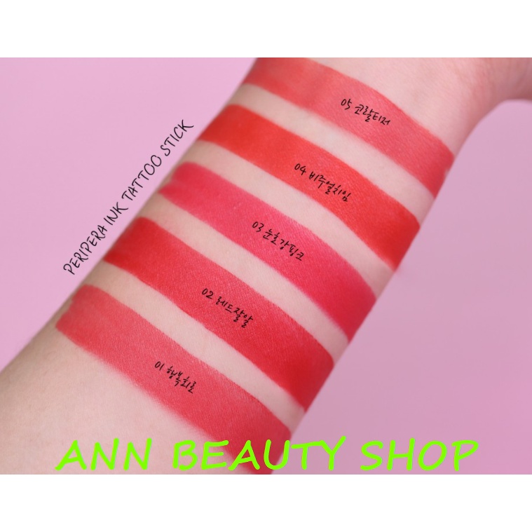 Son Thỏi Peripera Ink Tatoo Stick #05 Coral Teaser (DATE 1/2024)