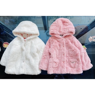 Áo khoác lông siêu mềm xuất dư cho bé từ 3-36m