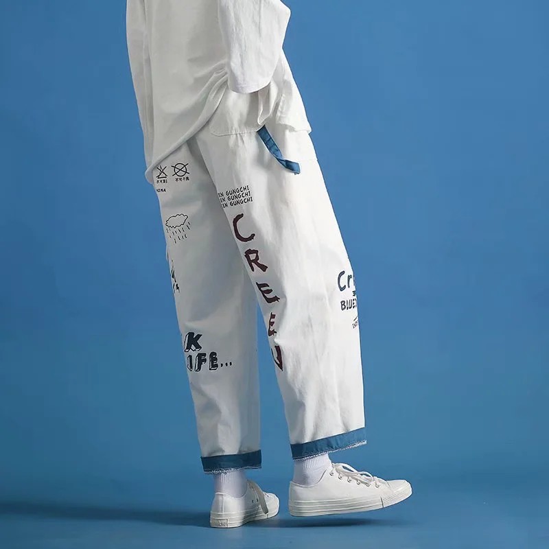 Quần Dài Phong Cách Hàn Quốc Cá Tính Thời Trang Cho Nam / Nữ Size S-3XL | BigBuy360 - bigbuy360.vn