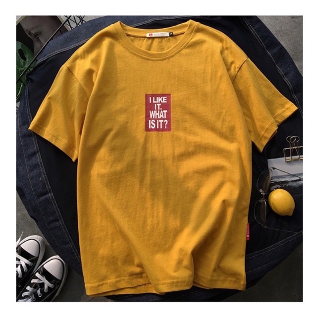 BST32 - ÁO THUN UNISEX MÀU ĐEN SLOGAN CHẤT