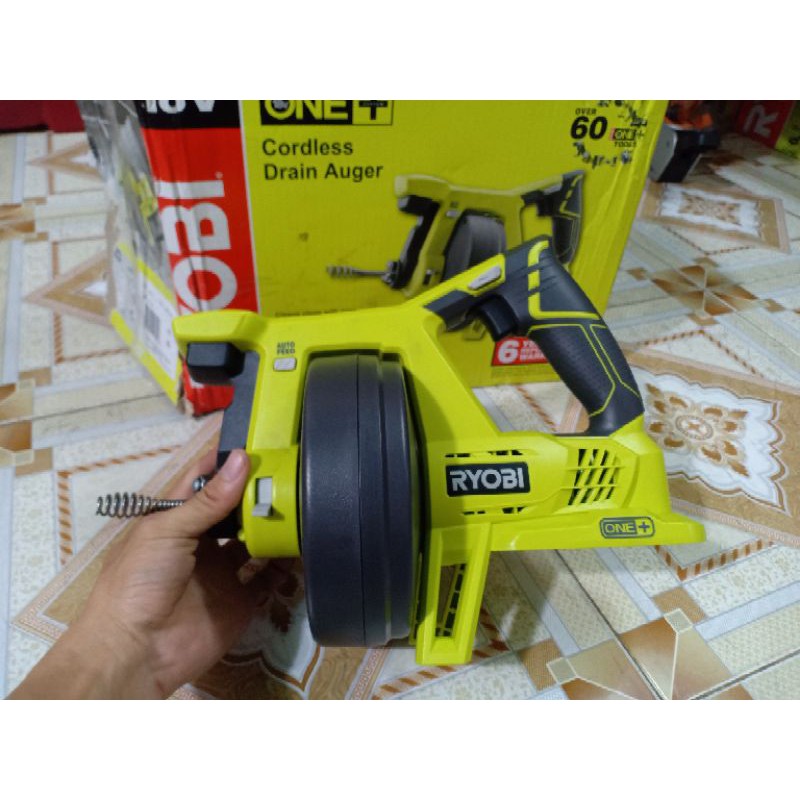 Máy thông cống RYOBY 18V