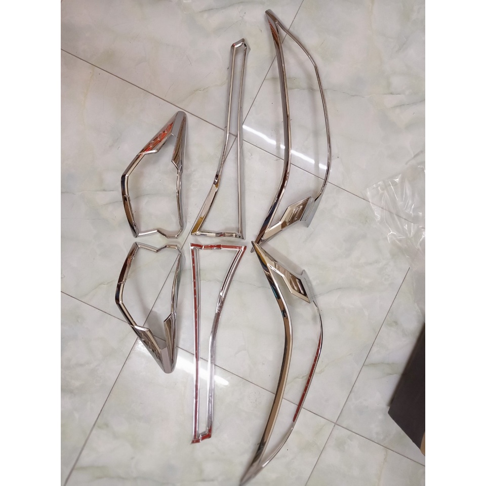 Ôp viền đèn pha, hậu xe VELOZ 2022, 2023- mạ crom cao cấp, giá 1 bộ