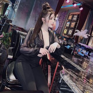 Sét áo voan tay phồng kèm bra quần ống loe