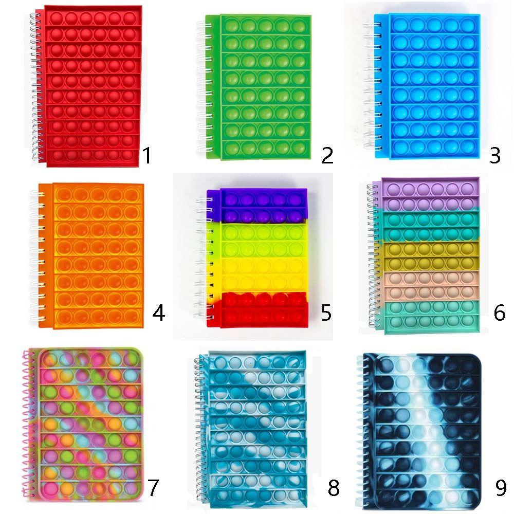 PISTA Pop Its Notebook Đồ Chơi Đệm Bong Bóng Fidget Spinner Cho Học Sinh / Văn Phòng / Trường Học