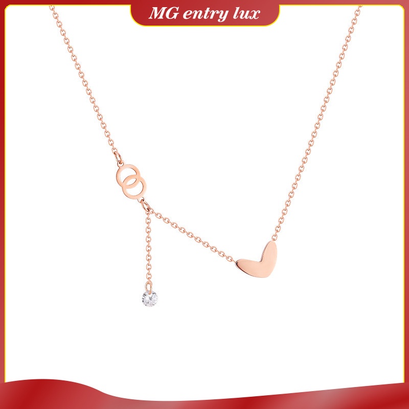 Vòng cổ Thép Titan Mạ Vàng 18k Chống Dị Ứng Thời Trang Cho Nữ