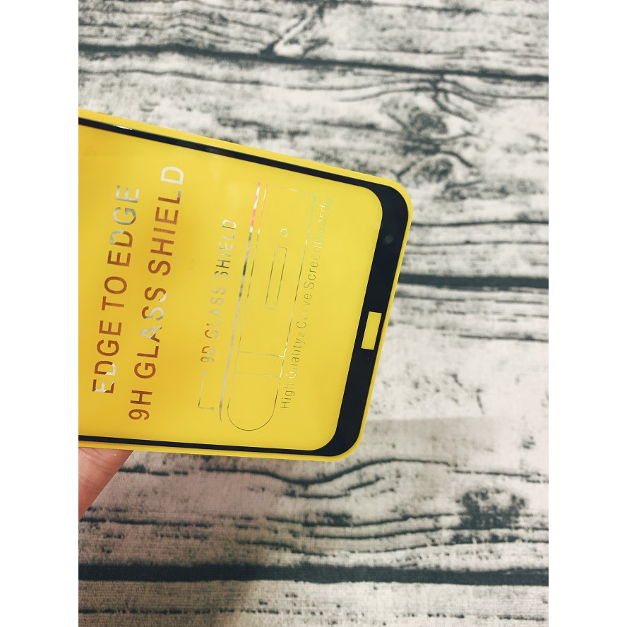 Cường lực full màn Xiaomi Redmi 8 , Redmi 8A Kính full màn 9D Tặng kèm miếng lau và keo chống hở mép