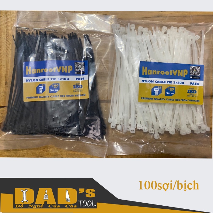 DÂY RÚT NHỰA  TIÊU CHUẨN 3x100mm - DRN03100