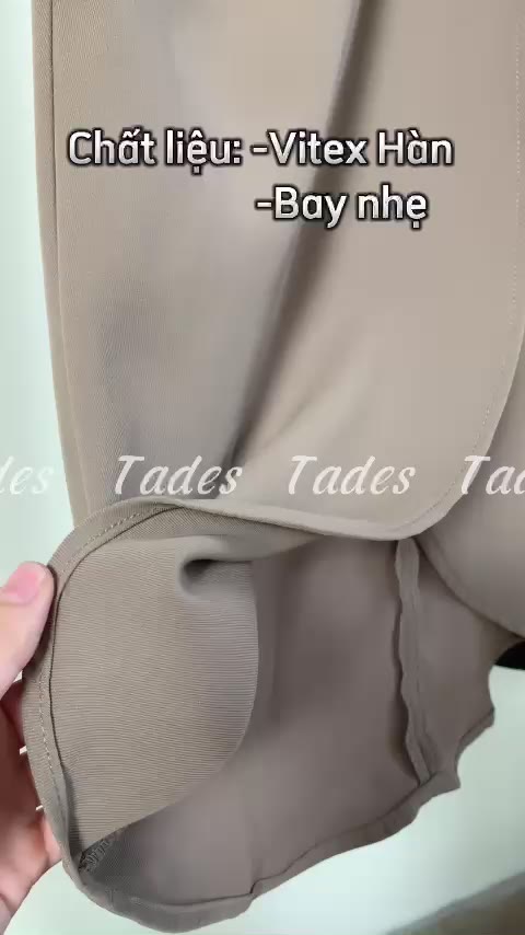 Chân Váy Xẻ Tà Dáng Dài, Chân Váy Dài Nữ Xẻ Tà Chất Liệu Vitex CV303 | BigBuy360 - bigbuy360.vn