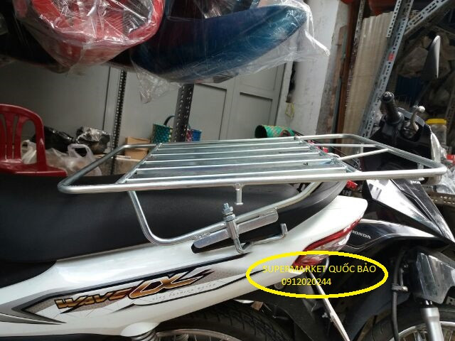 BAGA CHỞ HÀNG LOẠI DẦY CHO  XE SỐ WAVE RS, S110, WAVE A, SIRIUS, DREAM