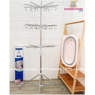 CÂY PHƠI ĐỒ ĐA NĂNG INOX ( 60 kẹp)