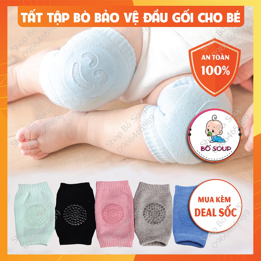 Tất Bảo Vệ Đầu Gối, Tất Tập Bò Chống Trơn Trượt Cho Bé Shop Bố Soup